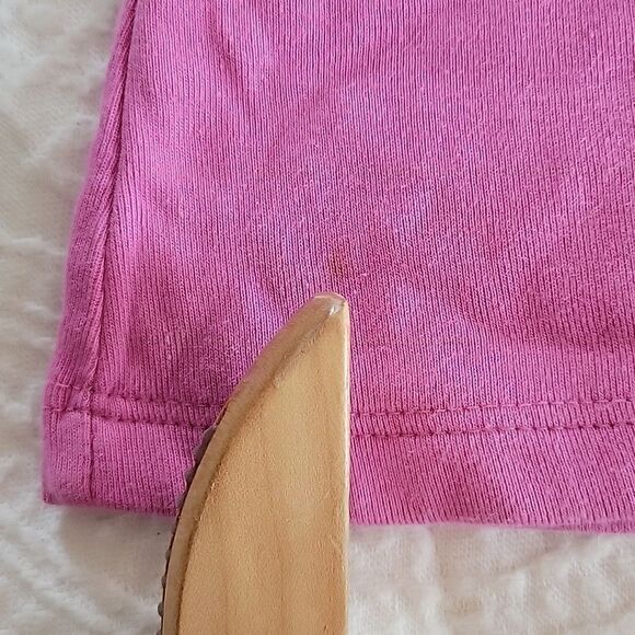 Moda International Pink Cross Strap Tank Cami Top Pink/Purple M 100% Cotton - Picture 6 of 6